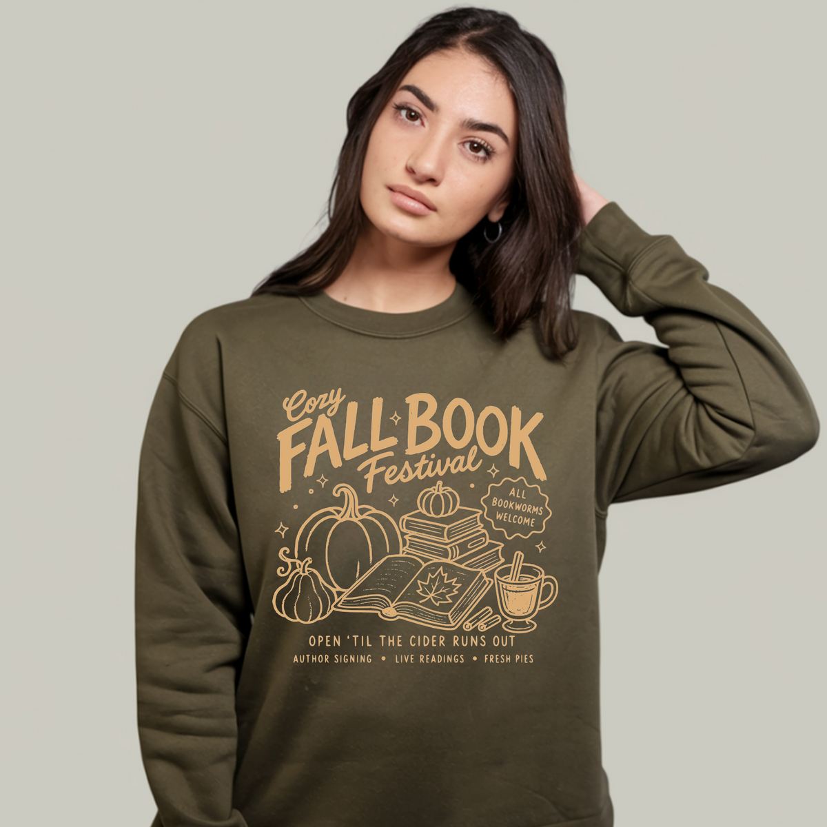 Cozy Fall Book Festival Sweatshirt