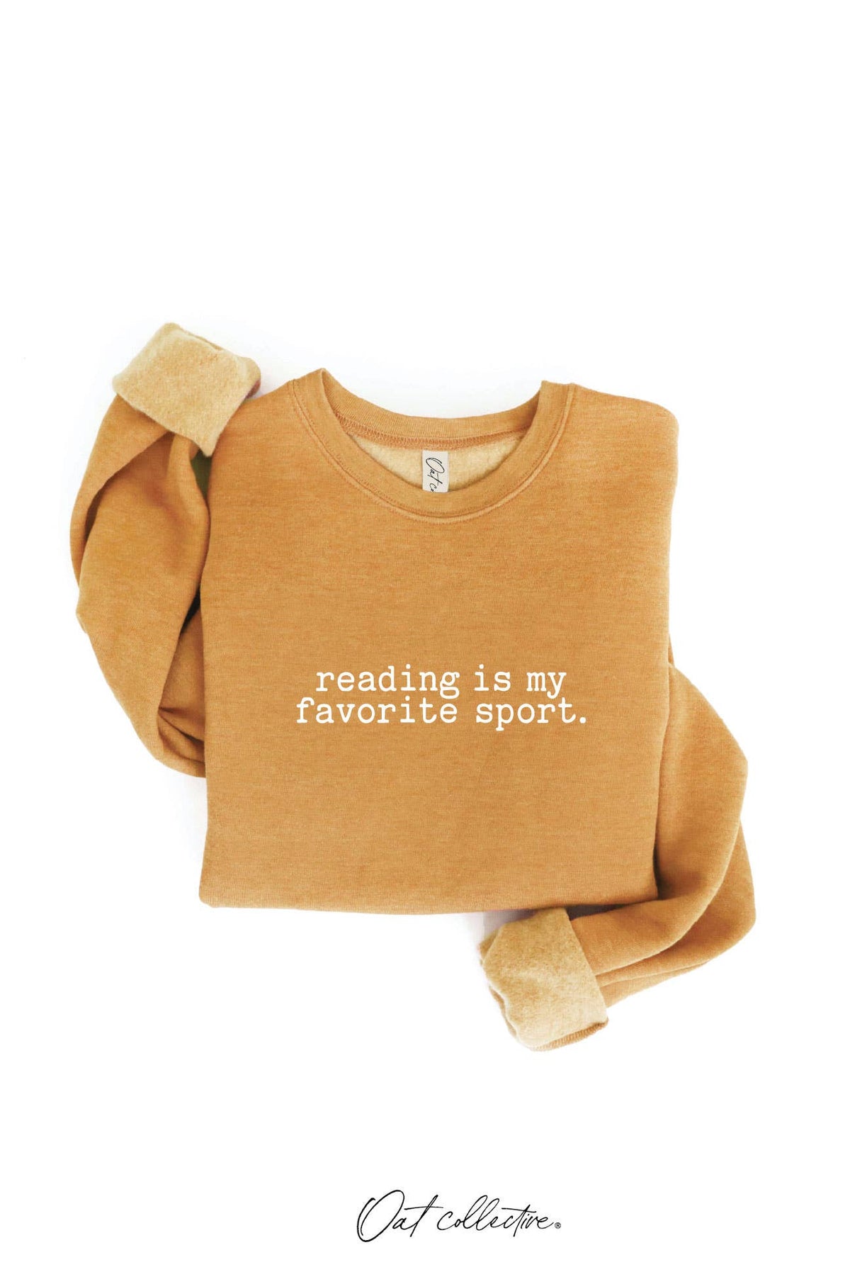 Reading Is My Favorite Sport Graphic Sweatshirt